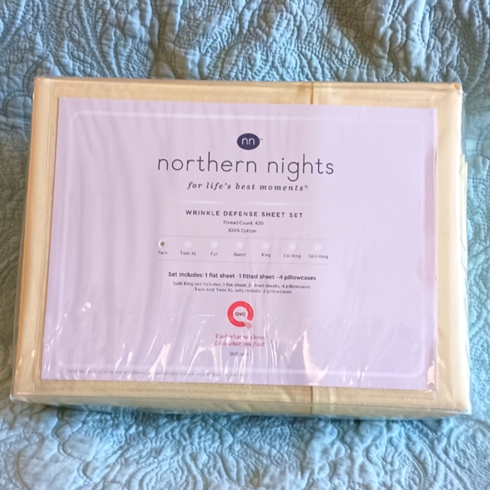 Northern Nights Twin Sheet Set.